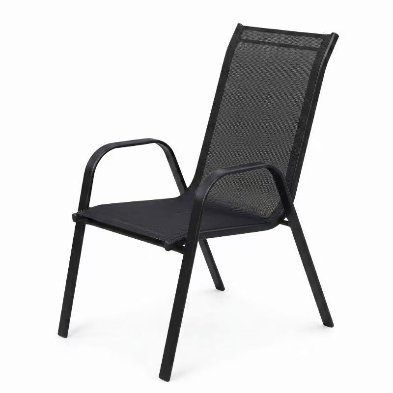 Best Selling Textilene Outdoor Chair with Stackable and Knock Down Options