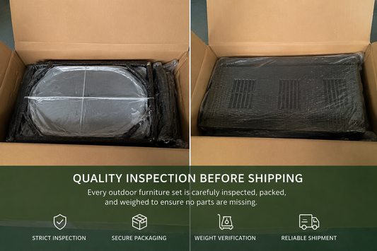 How We Prevent Missing Parts in Outdoor Furniture Shipments Before Delivery