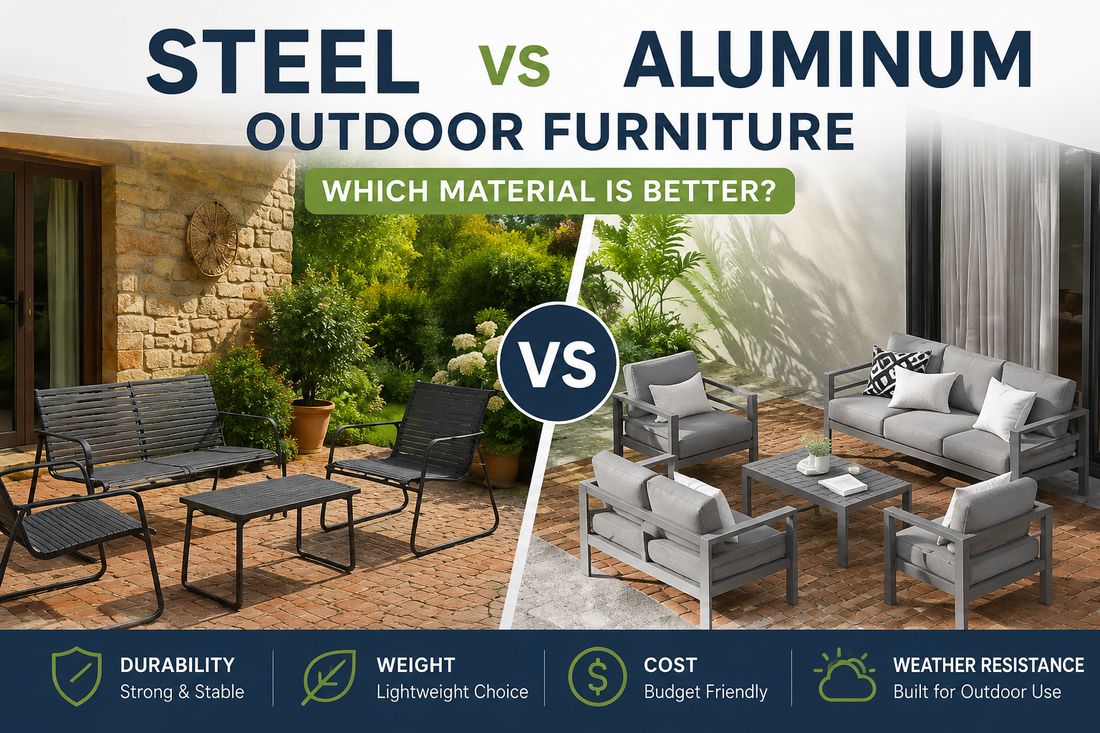 Steel vs Aluminum Outdoor Furniture: Which Material Is Better?