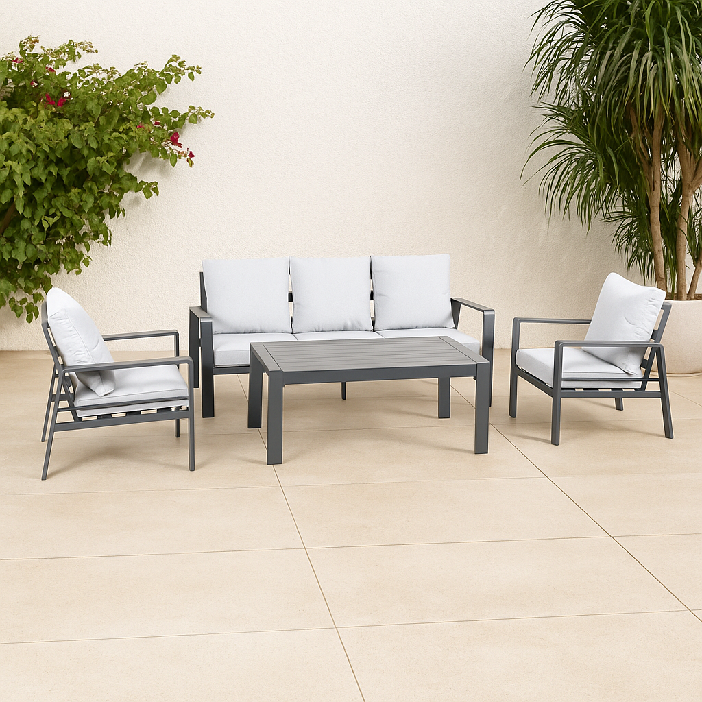 Aluminum sofa set