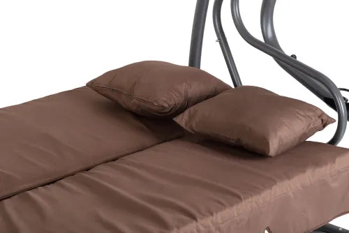 3-Person Swing For Outdoor With Canopy All Weather