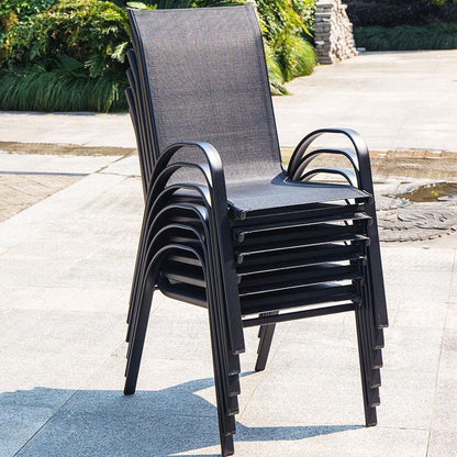 Best Selling Textilene Outdoor Chair with Stackable and Knock Down Options