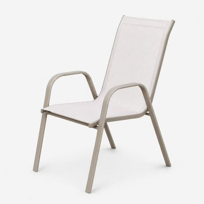 Best Selling Textilene Outdoor Chair with Stackable and Knock Down Options