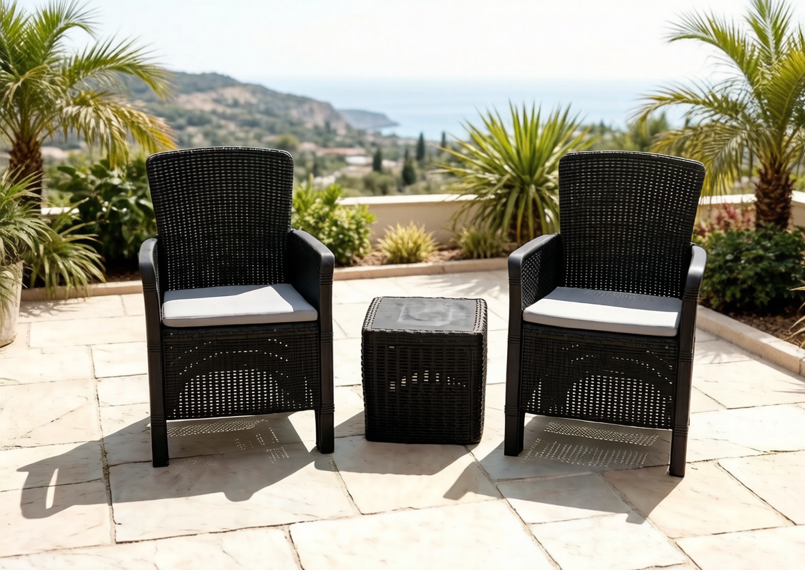 3pcs plastic furniture