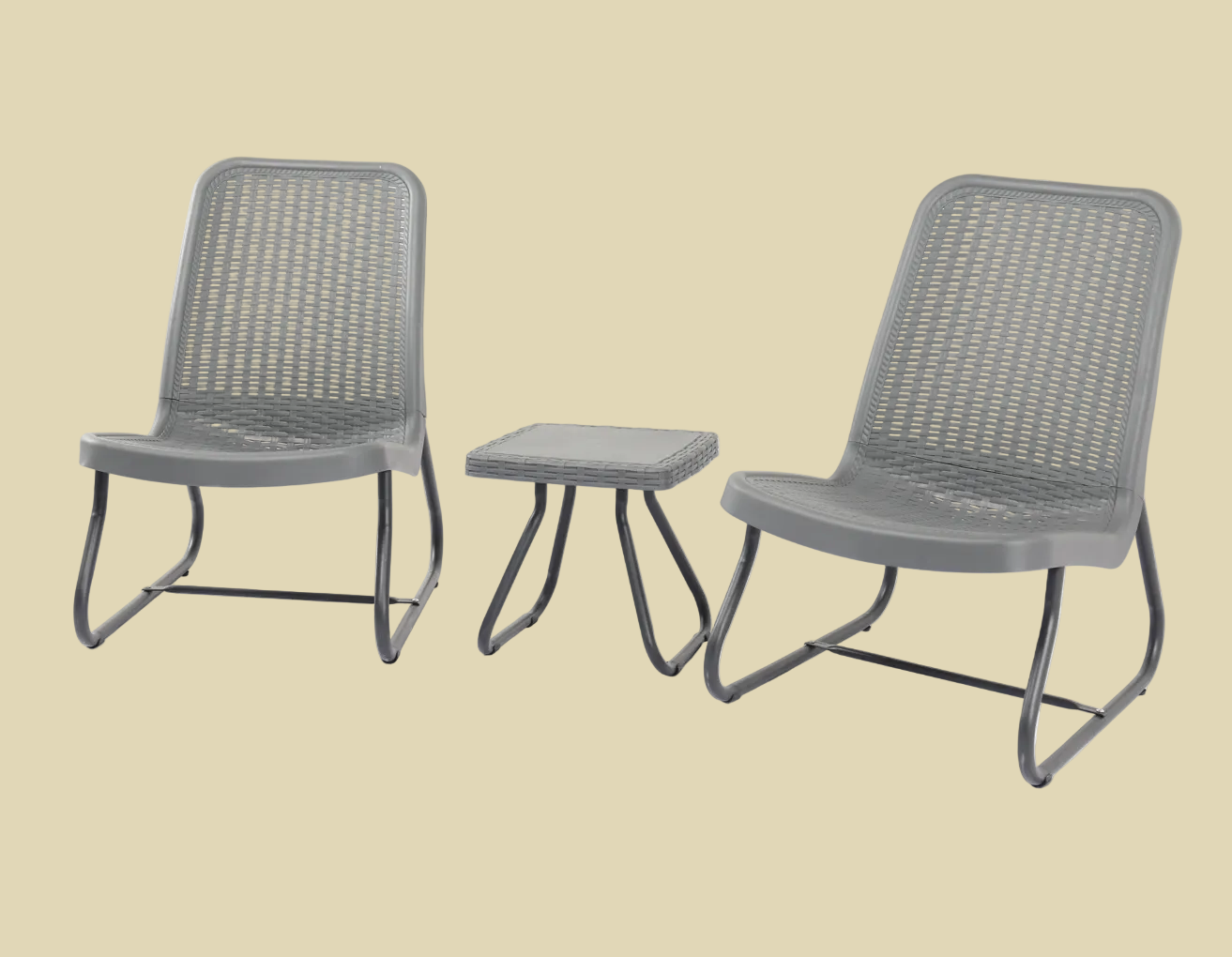rattan look plastic furniture