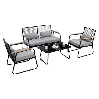 OUTDOOR RATTAN SOFA SET