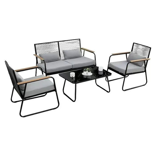 OUTDOOR RATTAN SOFA SET