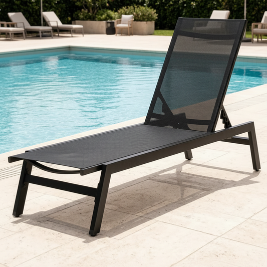 5-position adjustable Teslin  Sun bed