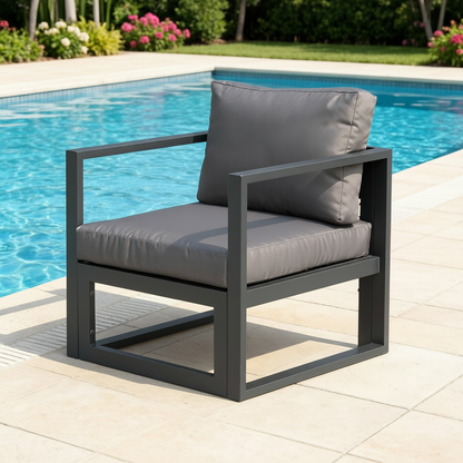 outdoor aluminum sofa 