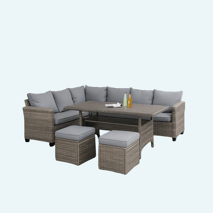 Big garden sofa set all weather