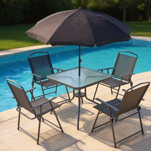 1 table and 4 chairs set