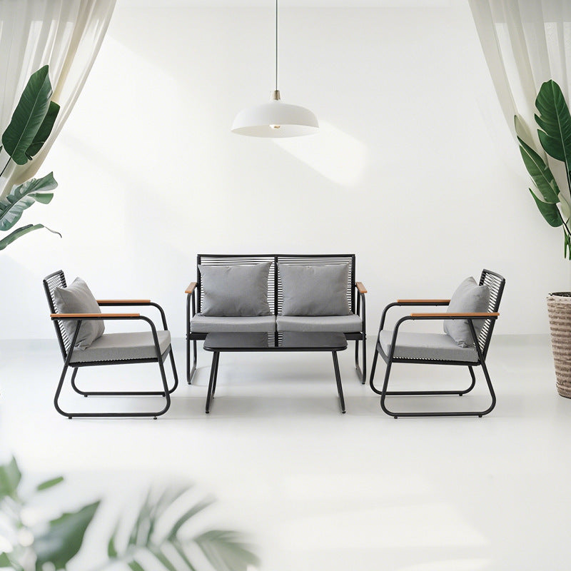 outdoor PE rattan sofa