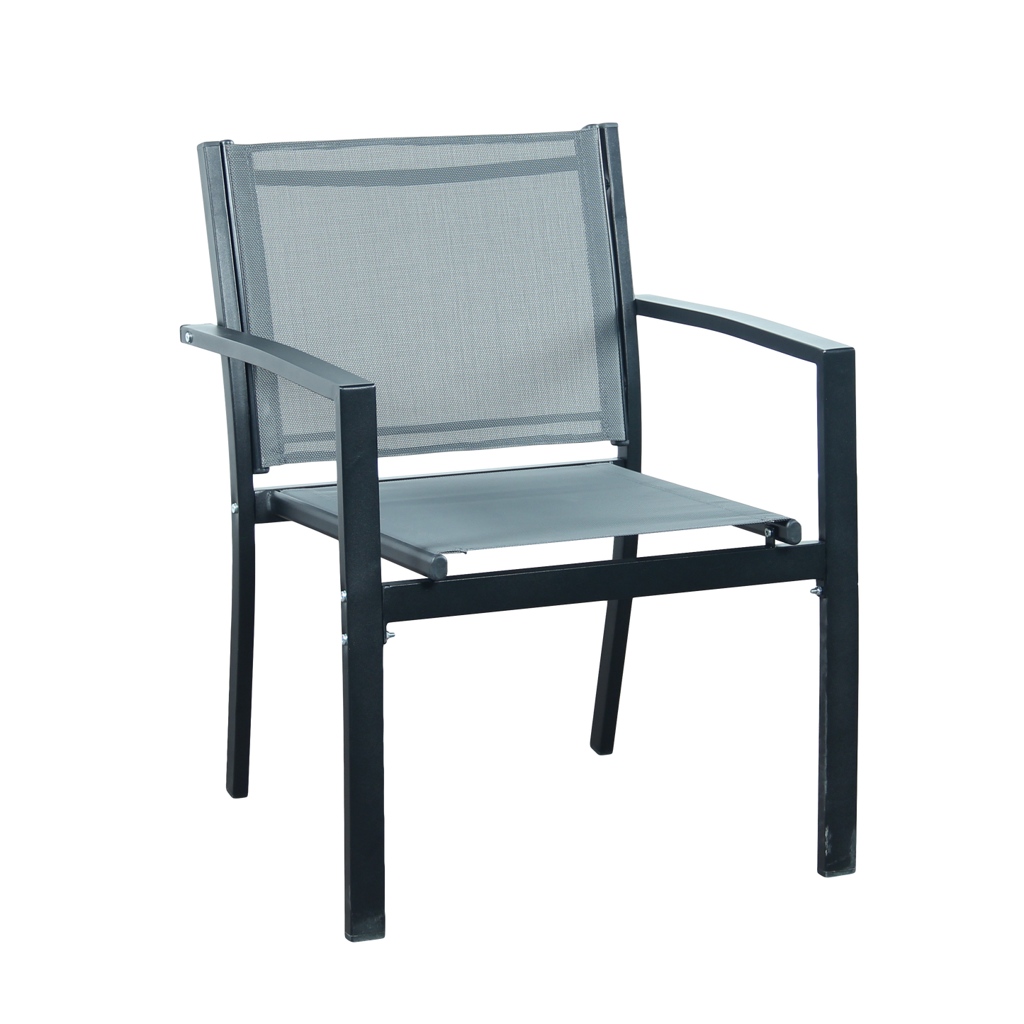 Outdoor 4-Piece Garden Set – Modern Patio Furniture with Tempered Glass Table