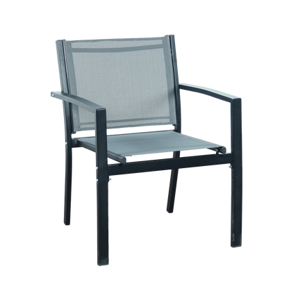 Outdoor 4-Piece Garden Set – Modern Patio Furniture with Tempered Glass Table