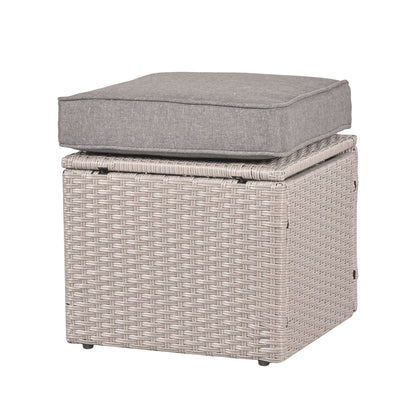 7 - Seater Outdoor Wicker Sofa Set – Durable, Customizable &amp; Perfect for Large - Scale Gatherings