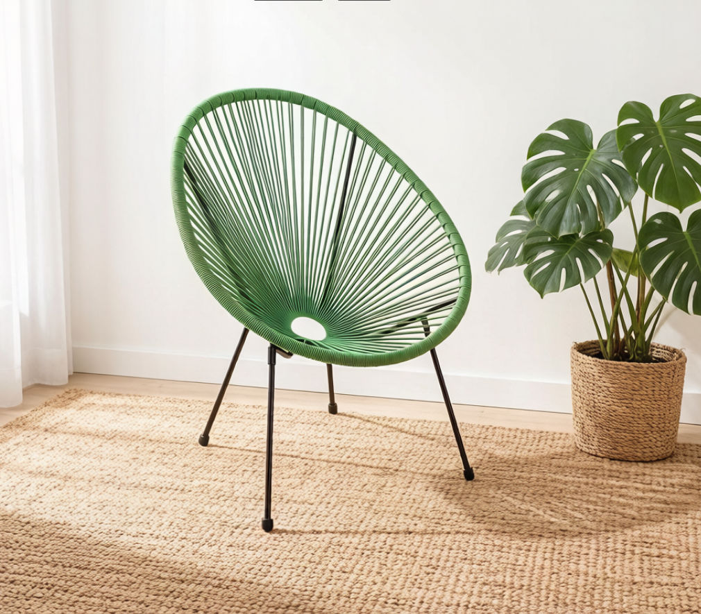 Wholesale Modern Outdoor Acapulco Chair – Stackable Black Patio Egg Chair Factory Direct
