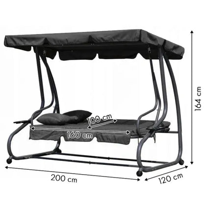 3 seater swing