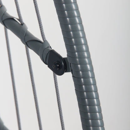 hanging swing with rope weave