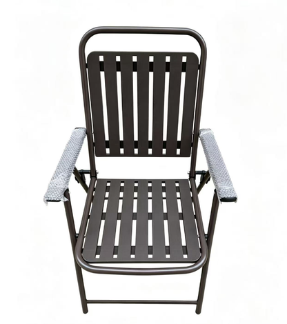 coffee color outdoor folding chair
