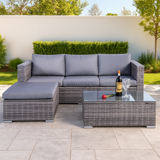 all weather rattan sofa set