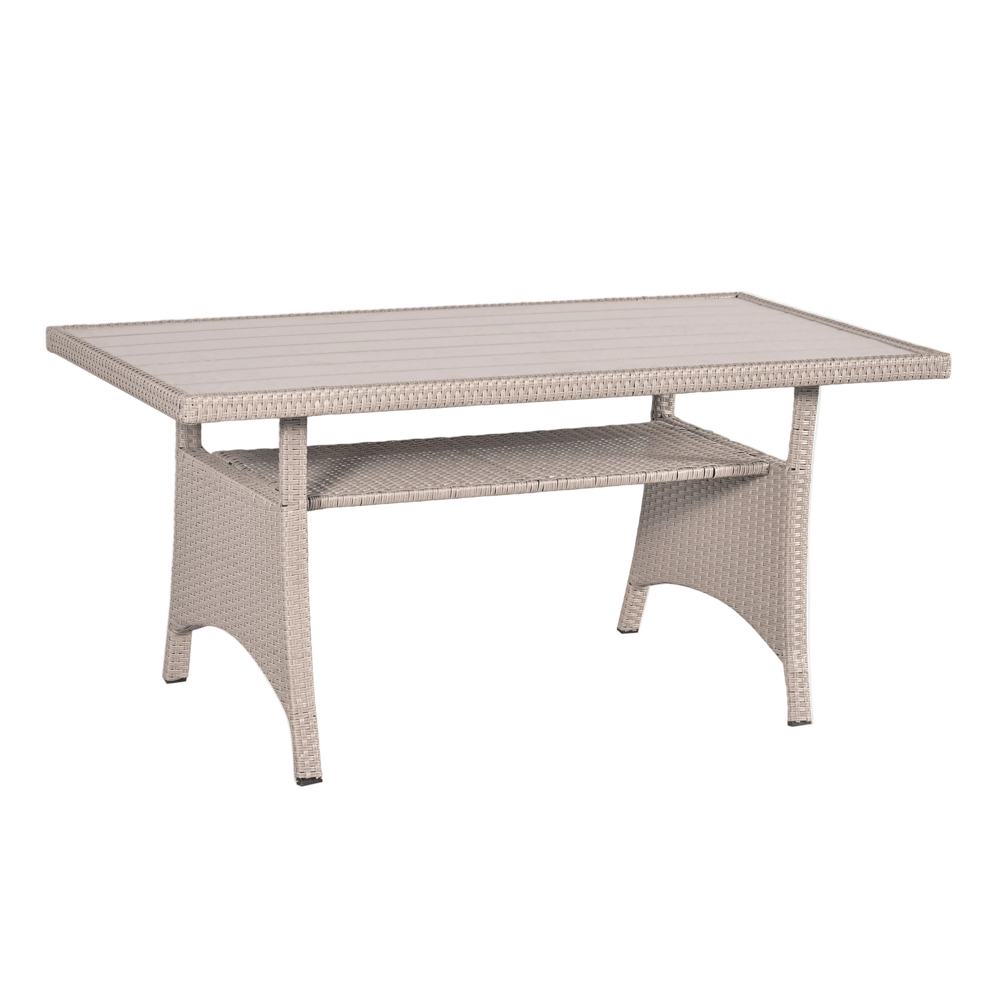 outdoor table with polywood table top