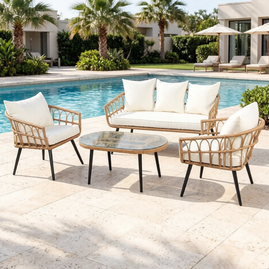 PE wicker furniture set
