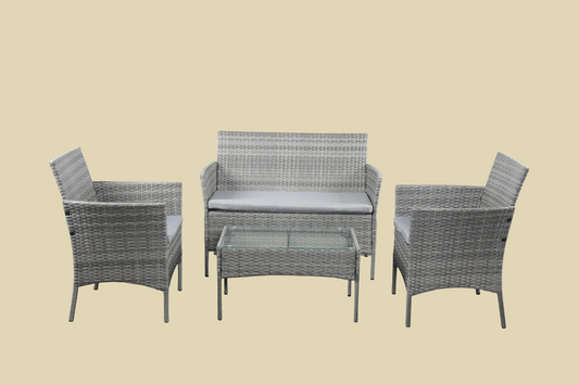 4pcs rattan sofa 